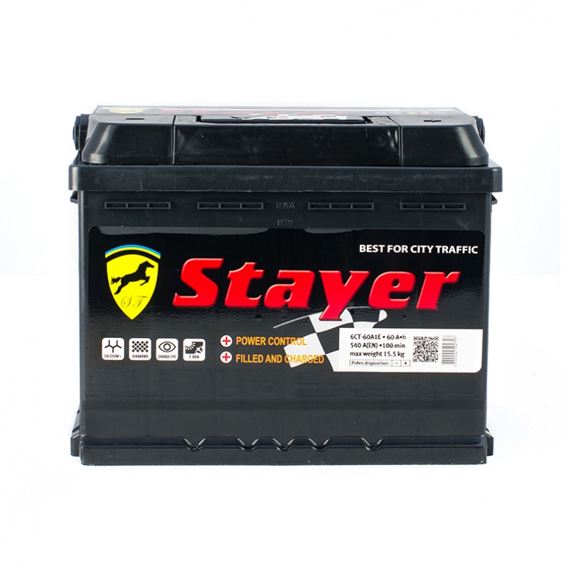 Stayer Black 6CT-60 Аh/12V A1 Euro